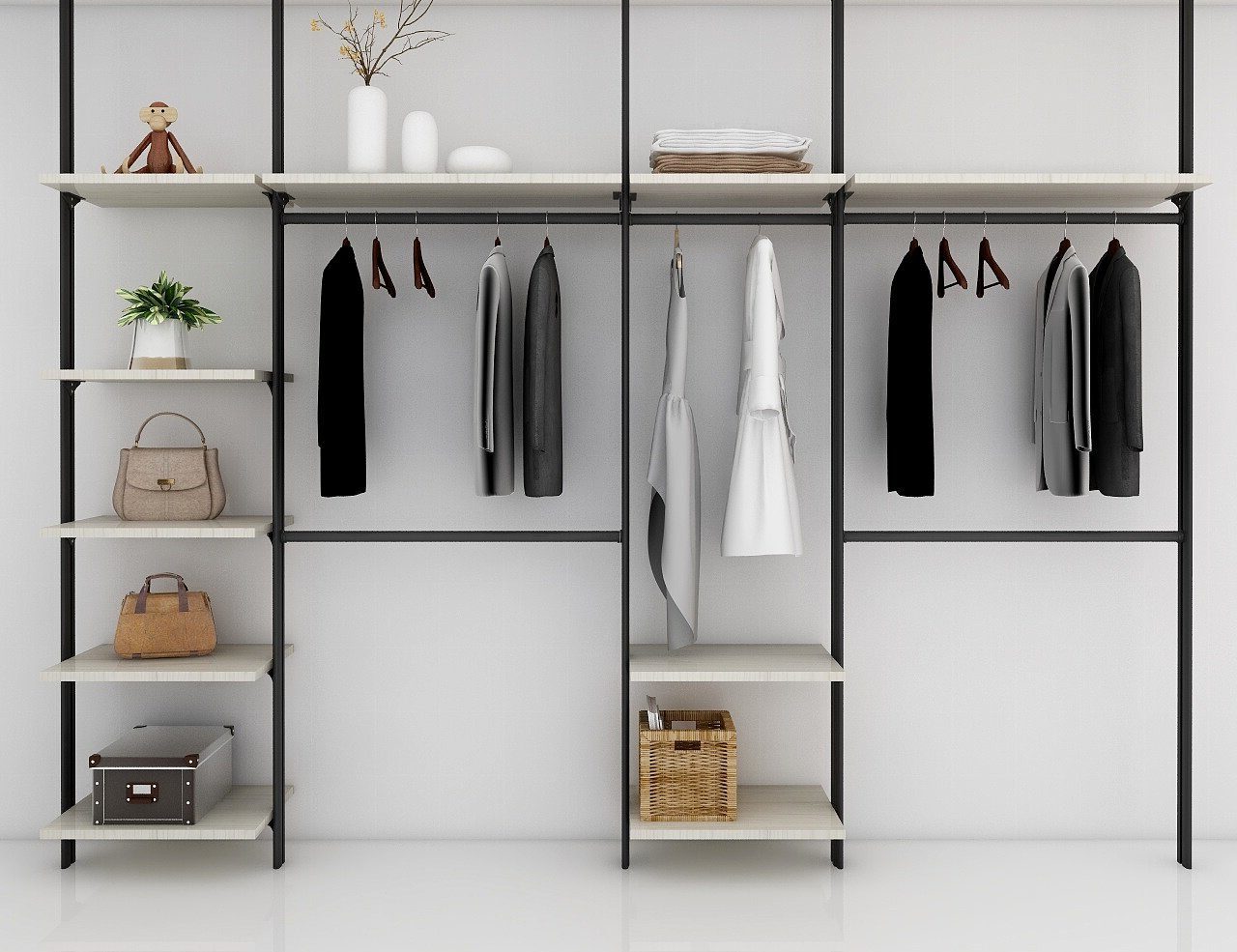 Приклади організації гардеробних